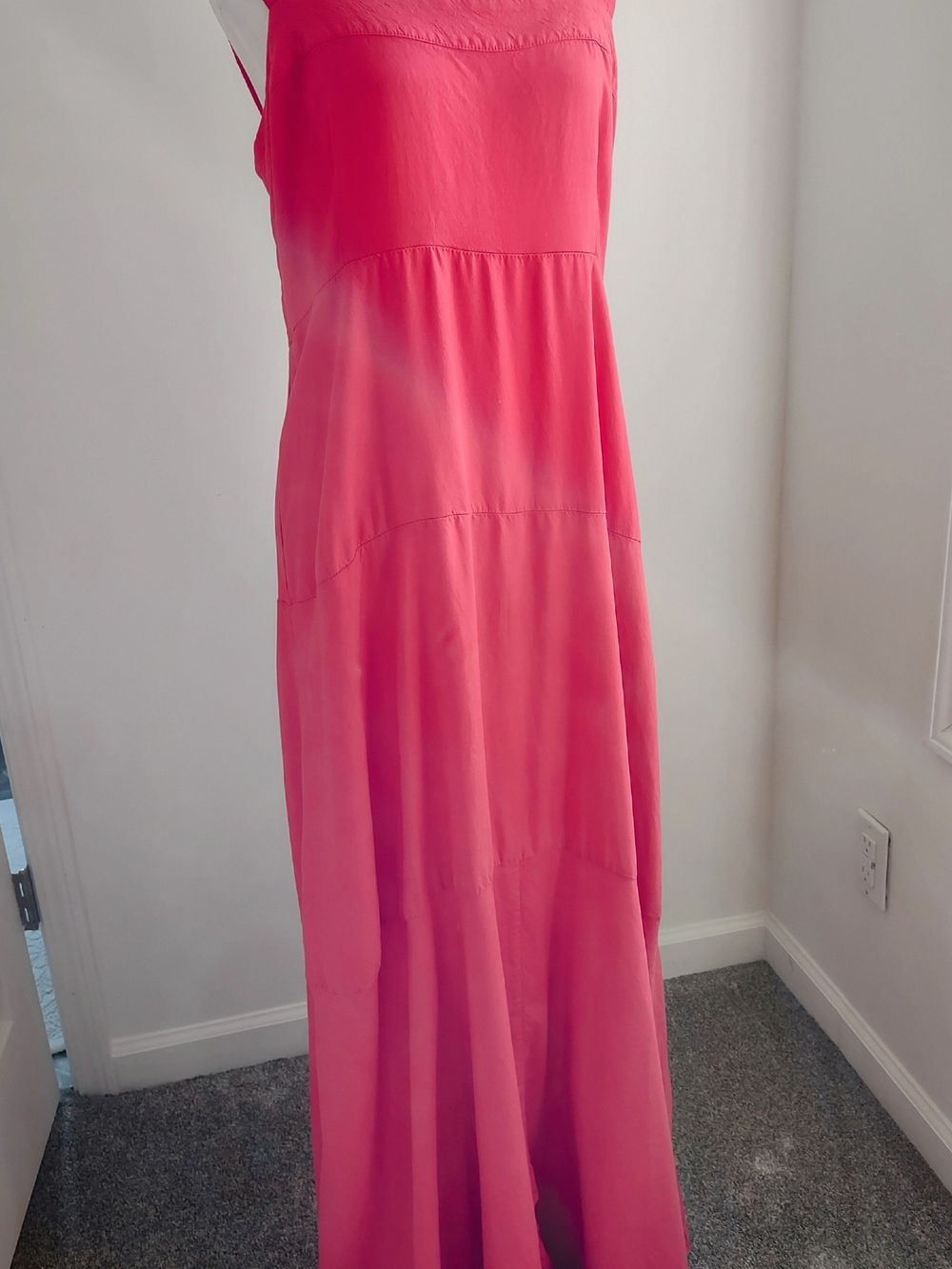Vince Camuto Coral Pink Sleeveless Maxi Dress